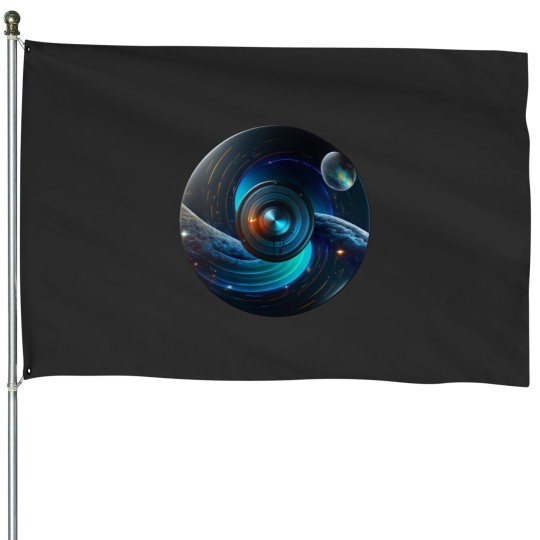 Discover cosmic sound Classic House Flags