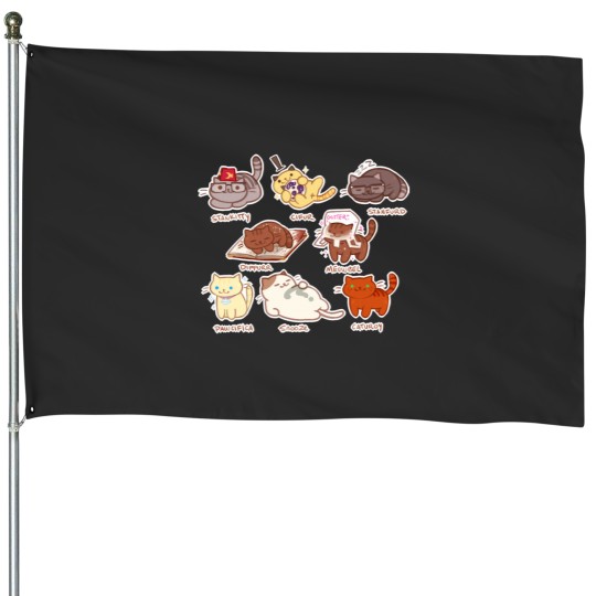 Discover Kitty Falls Classic House Flags