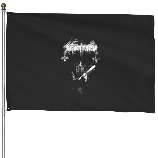 Discover Sematary Haunted Mound Nailbat House Flags House Flags