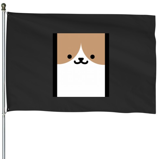 Discover Neko Atsume - Cocoa Graphic House Flags