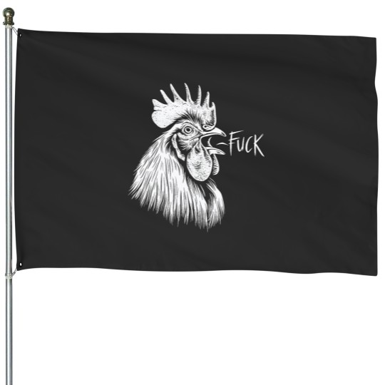 Discover Chicken Rooster Saying Fuckss Funny Tank Top House Flags
