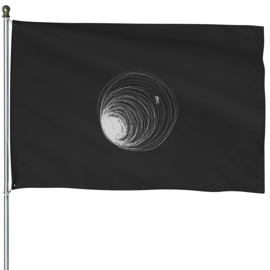 Discover Black Hole Astronauts Lost in Space by Tobe Fonseca House Flags