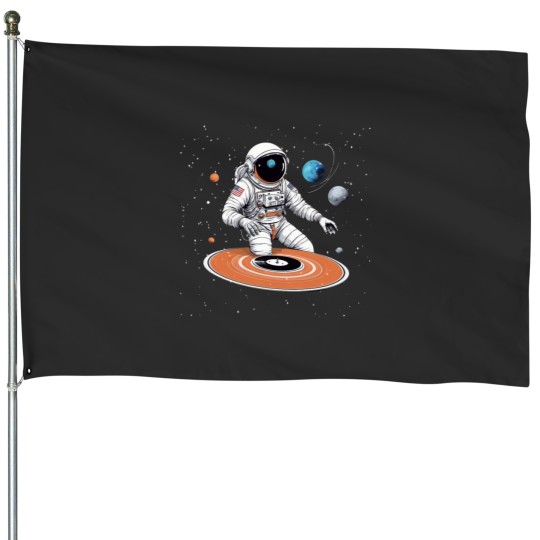 Discover Cosmic Sound Astronaut Classic House Flags