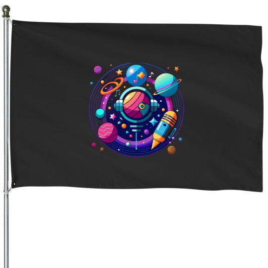 Discover Cosmic Sound Classic House Flags