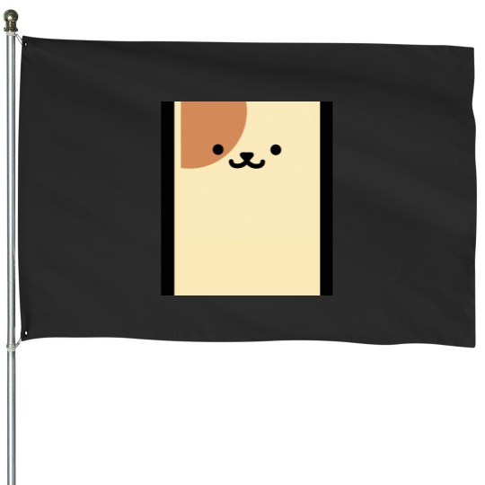 Discover Neko Atsume - Peaches Graphic House Flags