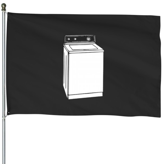 Discover white logo House Flags