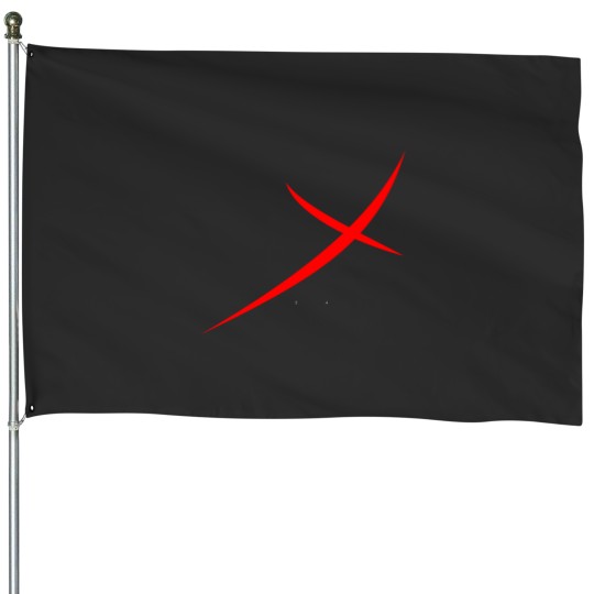 Discover Red X Essential House Flags