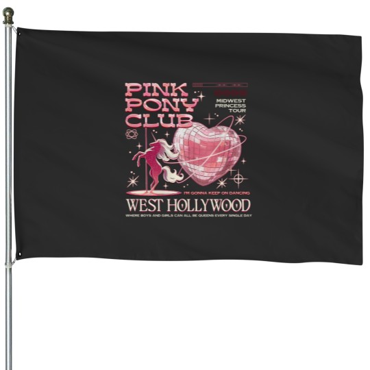 Discover Chappell Roan House Flags for Pink Pony Club