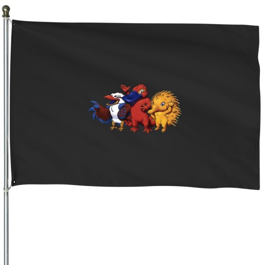 Discover Sydney 2000 mascots Classic House Flags