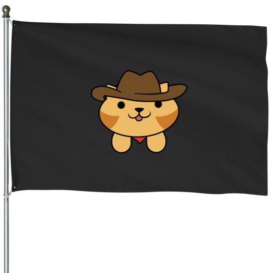 Discover Billy the Kitten Classic House Flags