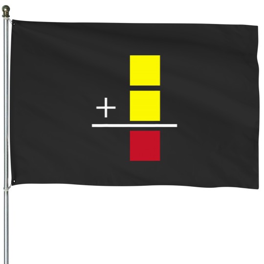 Discover Soccer Yellow Red Card Referee Funny Sports Lovers Gifts House Flags