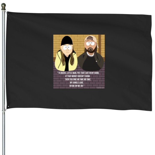 Discover Jay and Silent Bob SouthPark Cartoon Mash-Up House Flags