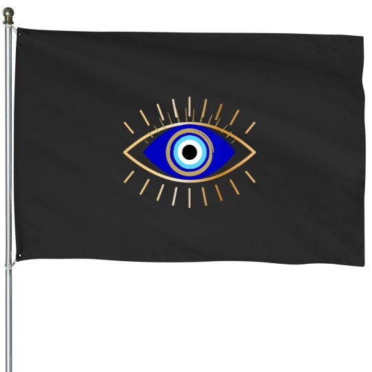 Discover Womens Evil Eye Protection VNeck House Flags