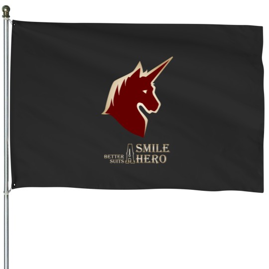 Discover A Smile Better Suits A Hero Classic House Flags