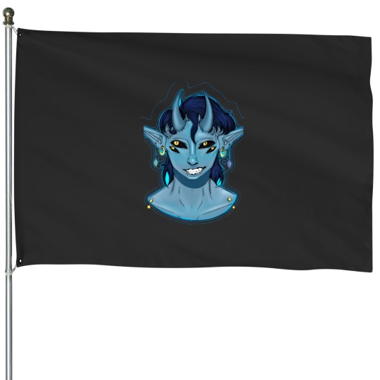 Discover Monster oc House Flags