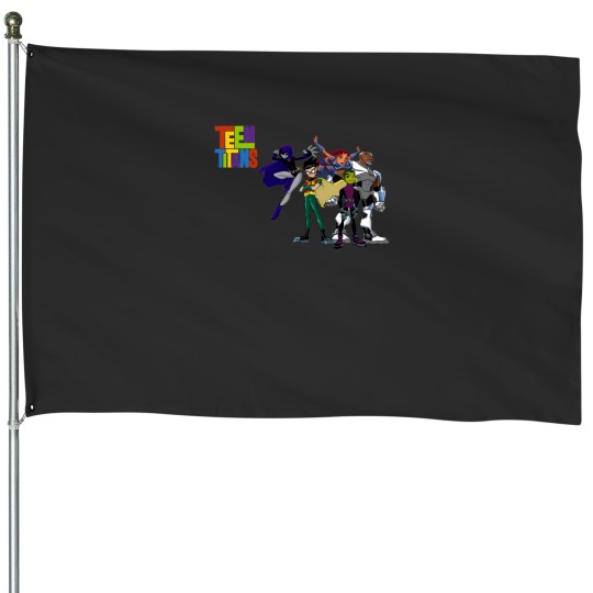 Discover Teen Titans 5945 House Flags