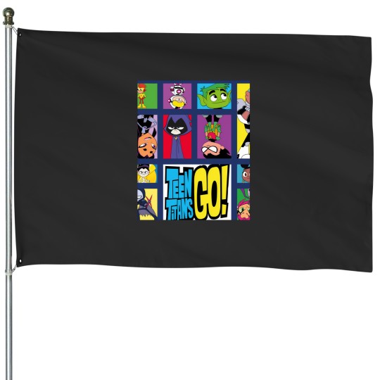 Discover Teen Titans 5842 House Flags