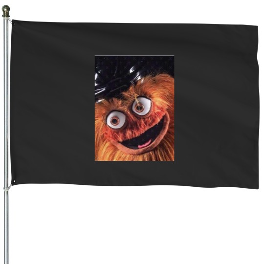 Discover Flyers New Mascot Gritty Graphic House Flags