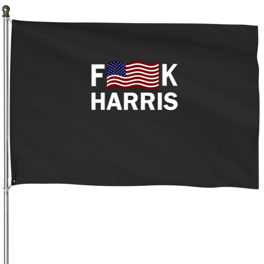 Discover F Kamala Harris Conservative Republican FKH Political Humor Unisex House Flags