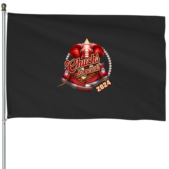 Discover Delta Chucks and Pearls House Flags