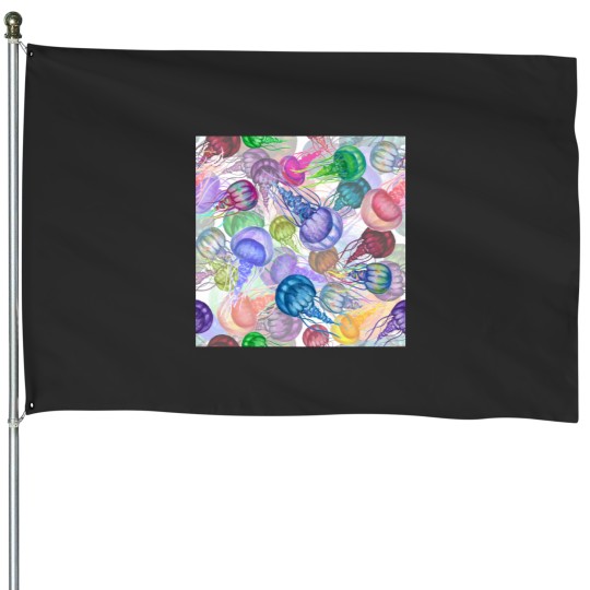 Discover Jellies Classic House Flags