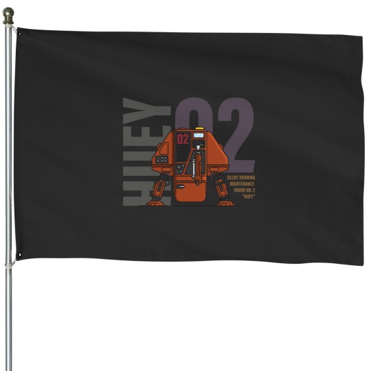 Discover Silent Running - Huey Droid Classic House Flags
