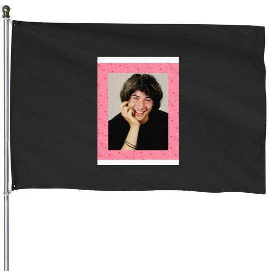 Discover Floral Keanu Baseball ¾ Sleeve House Flags