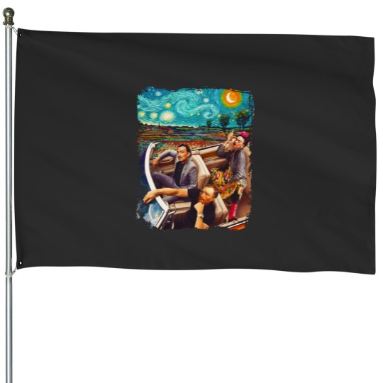 Discover Vincent-Van-Gogh-Frida-Salvador-Dali-Banksy-car House Flags