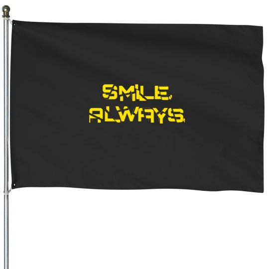 Discover Smile. Always. Classic House Flags