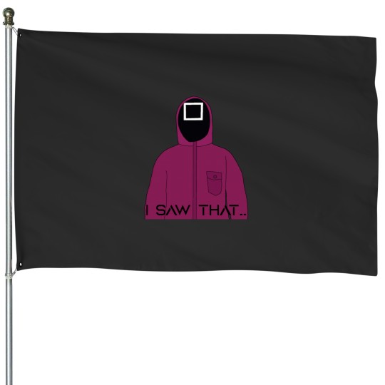 Discover Squid Cosplay - Pink Soldier - I saw that funny House Flags