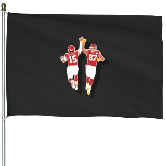 Discover Mahomes and Travis kelce teammate House Flags