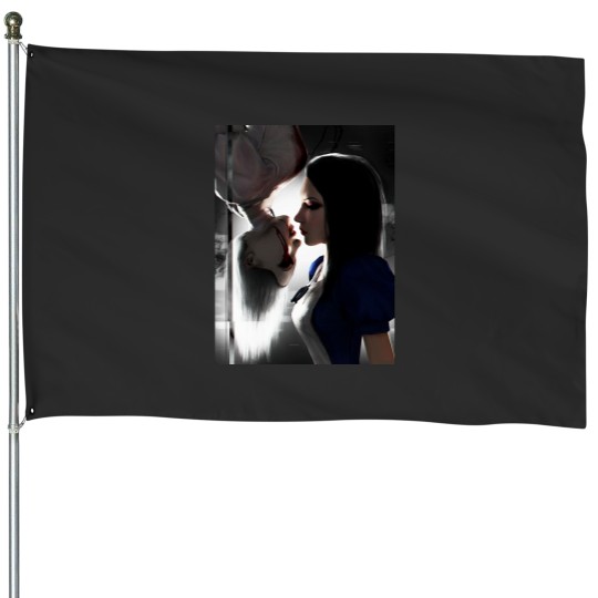 Discover Alice Liddell - Alice Madness Returns Graphic House Flags