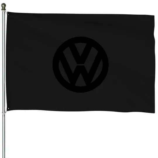 Discover Black Logo House Flags