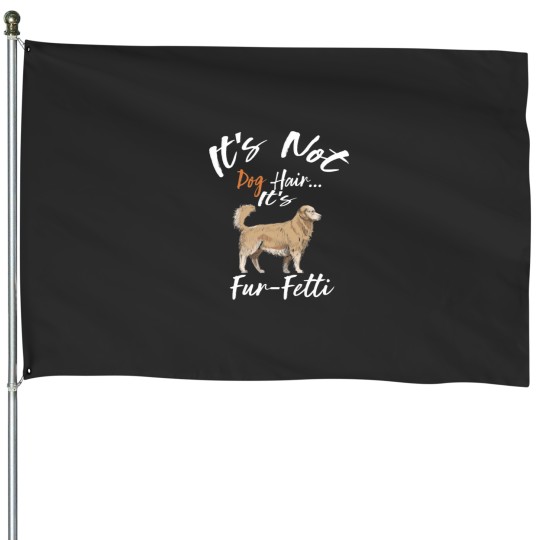Discover It's Fur-Fetti Dog Lover House Flags