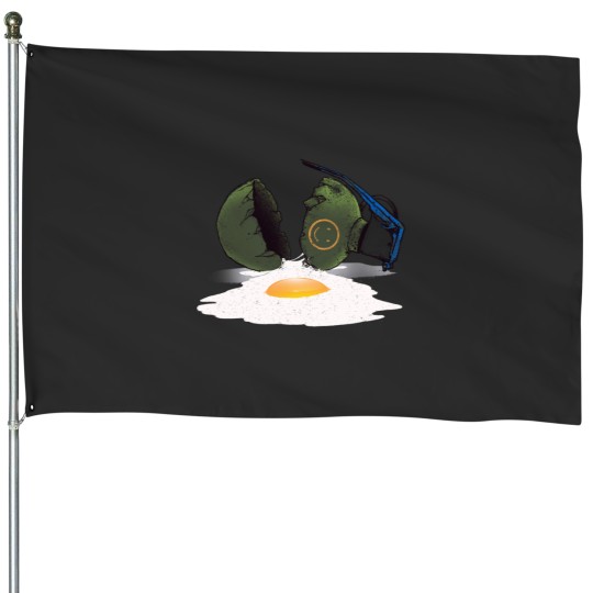 Discover Eggsplosion Classic House Flags