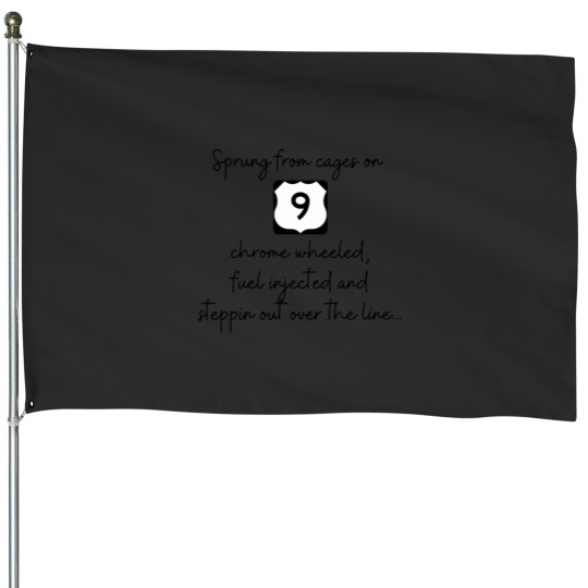 Discover Born to run House Flags