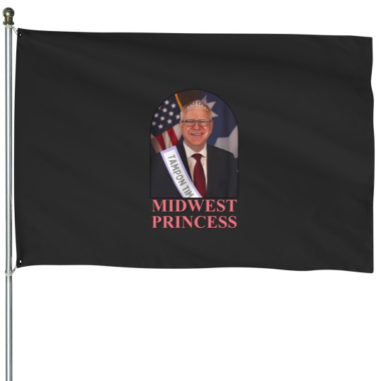 Discover Midwest Princes Tampon Tim Walz House Flags, Chappel Roan House Flags