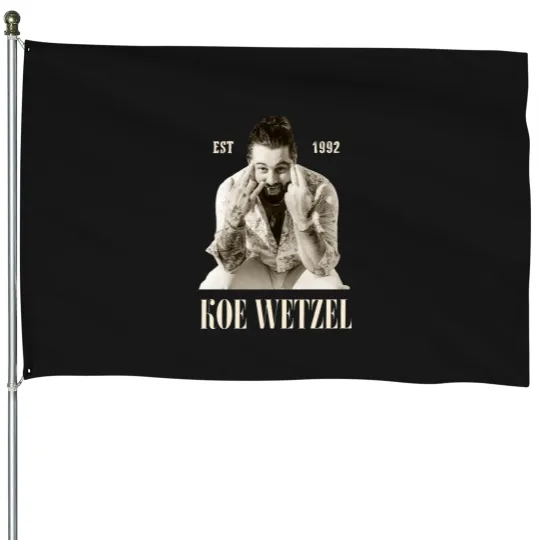 Discover Koe Country Music House Flags, Wetzel House Flags, Country Music 2024 Koe Concert House Flags