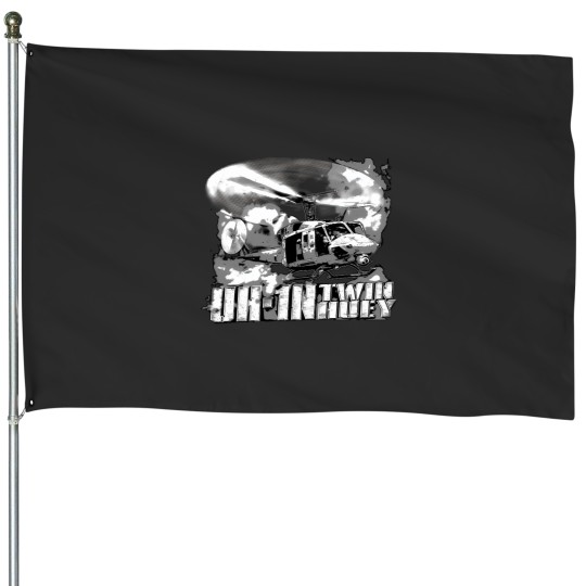 Discover Uh-1N Twin Huey House Flags