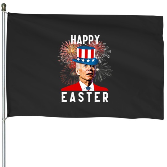 Discover Joe Bidenss Happy Easter For Funny 4th Of July House Flags