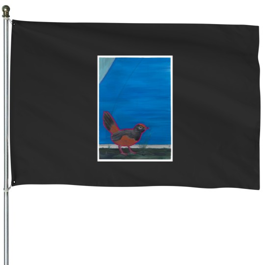 Discover HuetHuet Bird Patagoniass Long House Flags