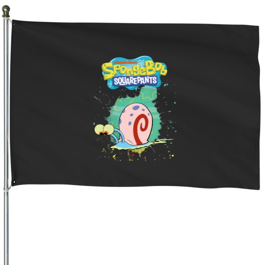 Discover Mademark x SpongeBobss SquarePants Original SpongeBobss Square Pants Gary the Snail on Splash TSh House Flags