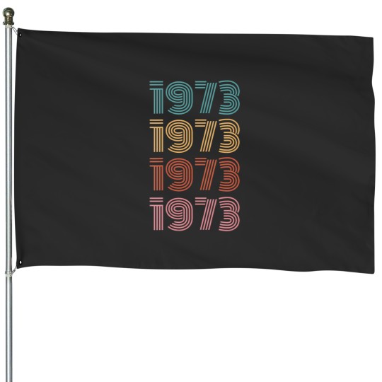 Discover Womens 1973 Pro Roess VNeck House Flags