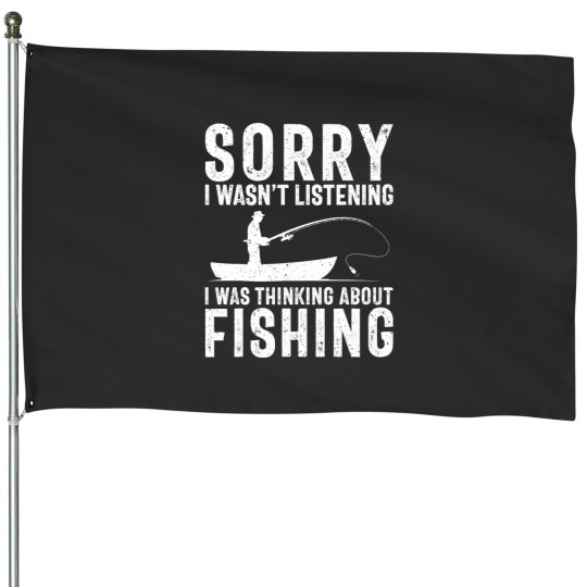 Discover Fisherman Pun House Flags for Fishing Enthusiasts