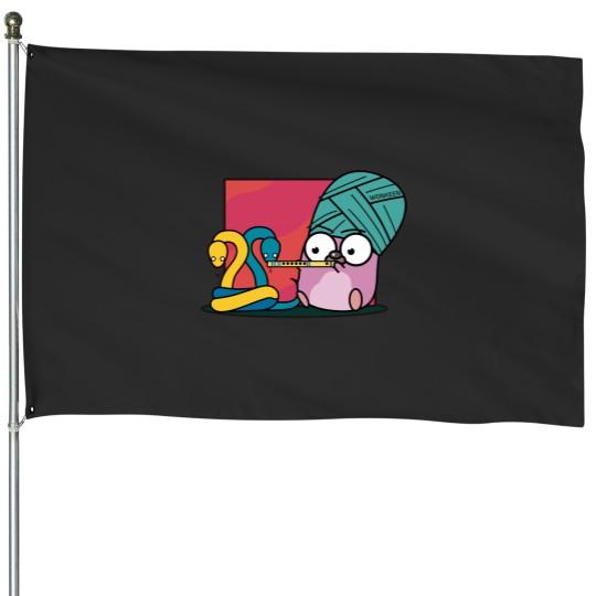 Discover Gopher charmer House Flags