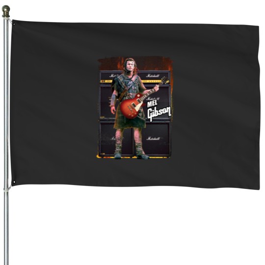 Discover MEL GIBS@N GUITARS | FUNNY HUMOR | BAND AND MUSICIAN TSHIRT House Flags