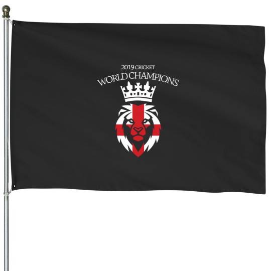 Discover England1 Cricket World Cup Champions - Lion (2019) House Flags