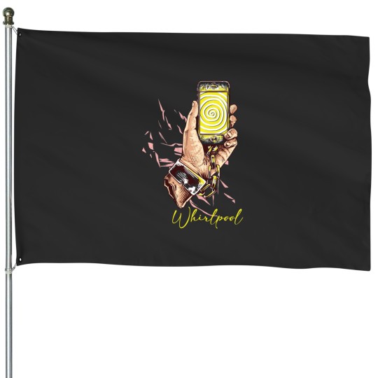 Discover whirlpool of time ,mobile waste time House Flags