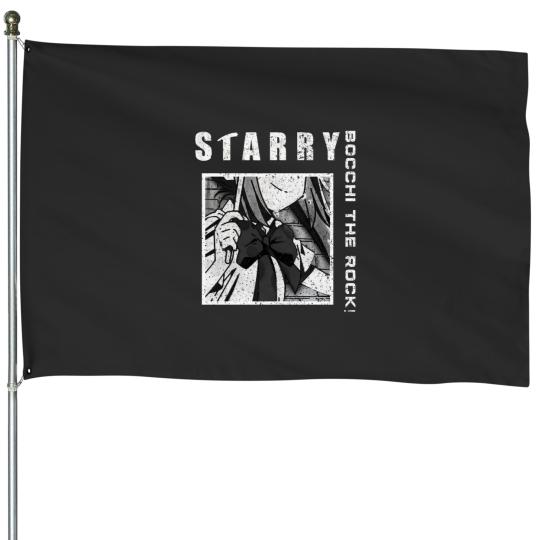 Discover bocchi the rock starry nijika ijichi House Flags