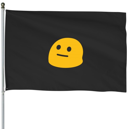 Discover Neutral face em0ji House Flags